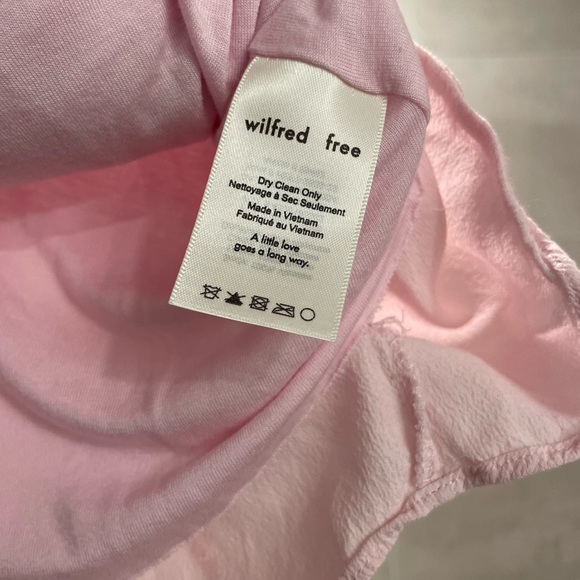 Kempner Blouse Baby pink tank top with tie back (reversible!) - Picture 5 of 7